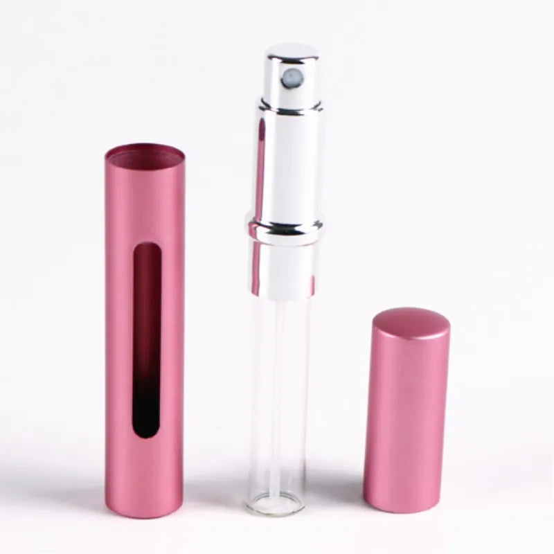 5ml Travel Mini Refillable Perfume Bottles Portable Empty Atomizer Perfumes Bottle with Spray Empty Container Travel Accessories